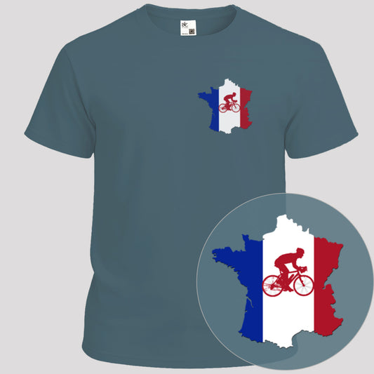 Frankrijk Tourland Rood T-shirt