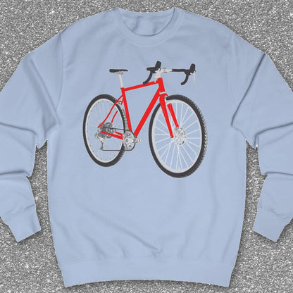 Gravelbike rood Sweater
