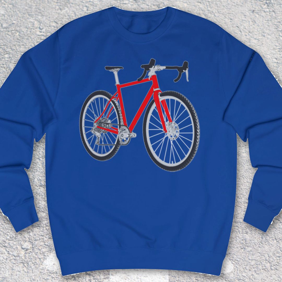 Gravelbike rood Sweater