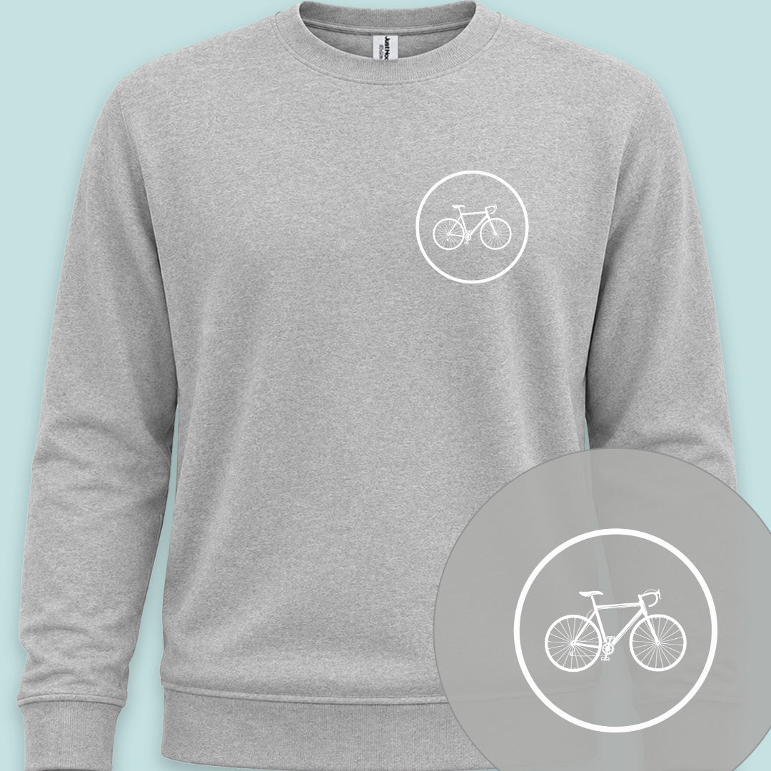 Koersfiets cirkel wit Sweater