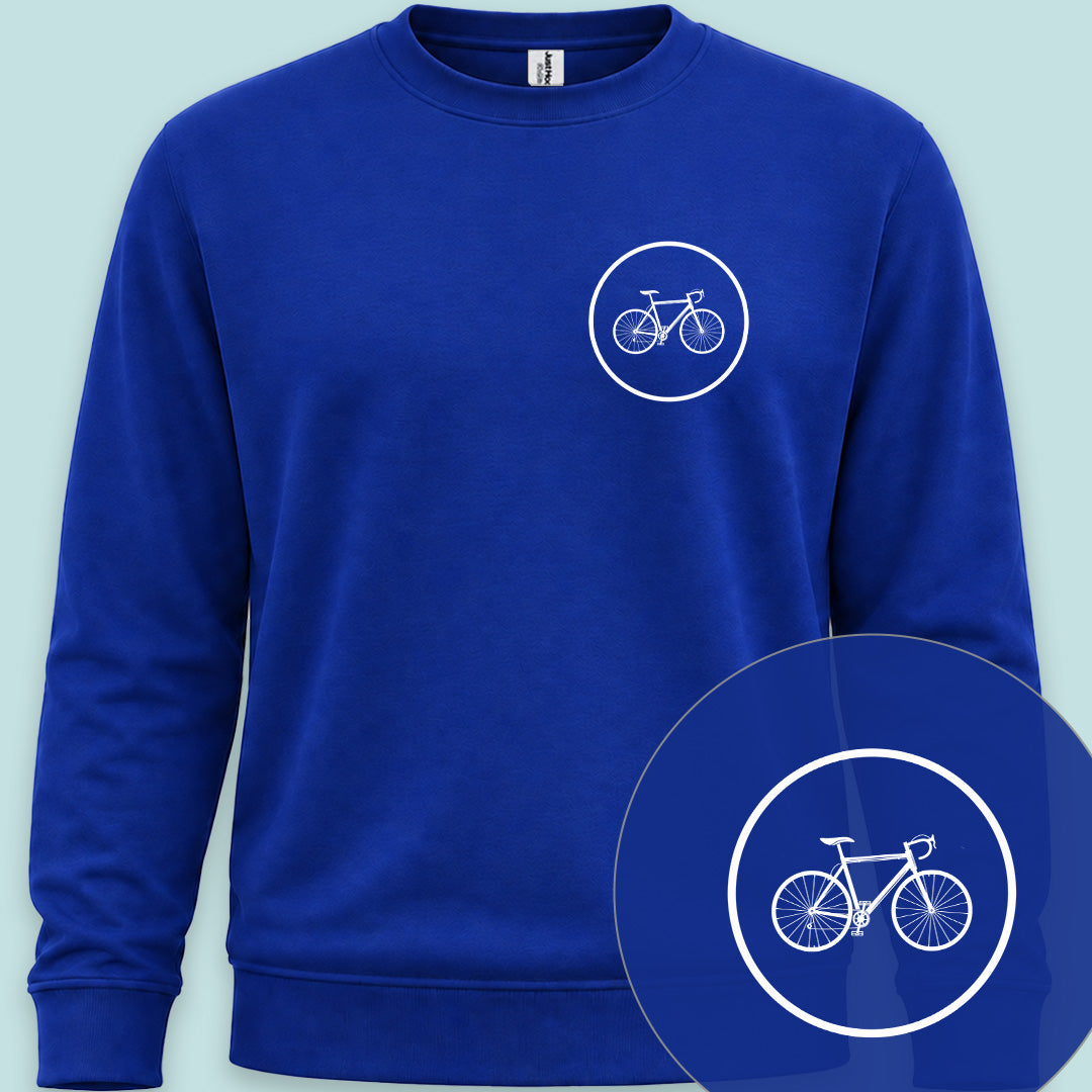 Koersfiets cirkel wit Sweater