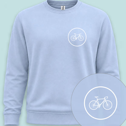 Koersfiets cirkel wit Sweater