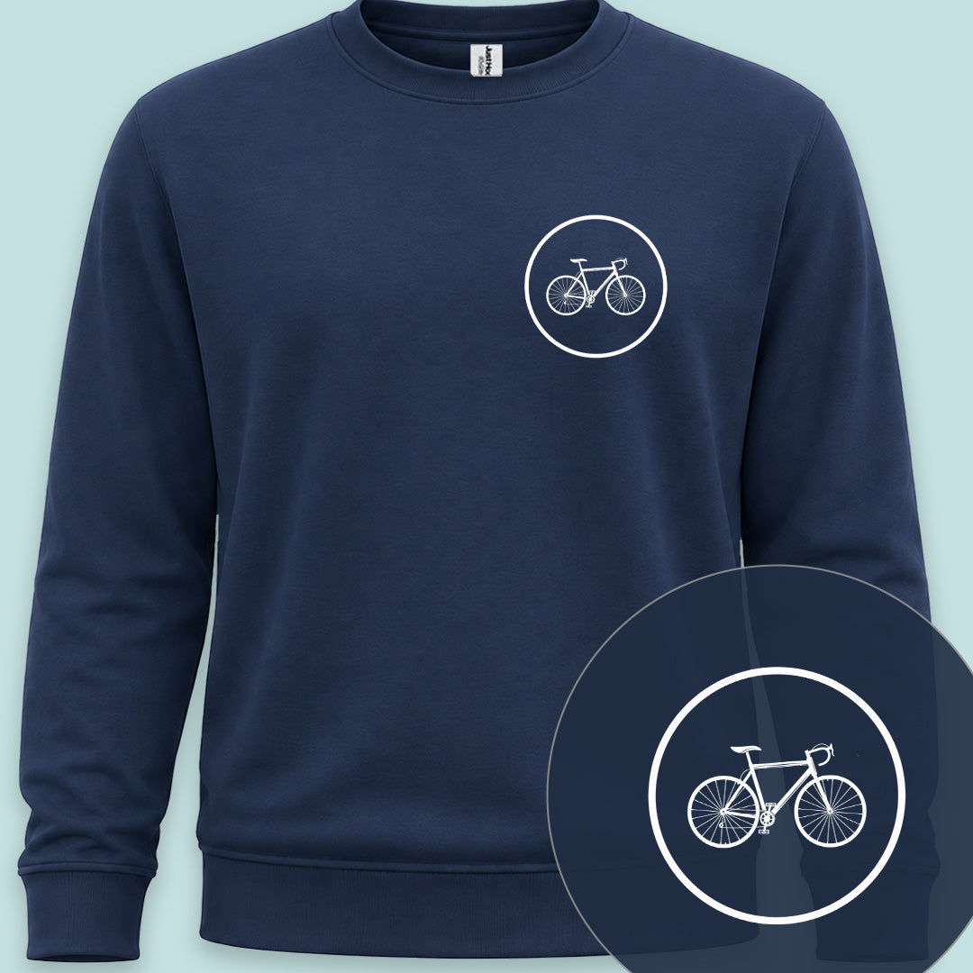 Koersfiets cirkel wit Sweater