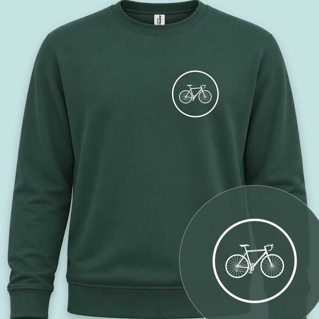 Koersfiets cirkel wit Sweater