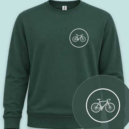 Koersfiets cirkel wit Sweater