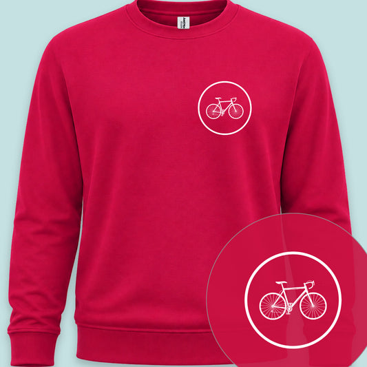 Koersfiets cirkel wit Sweater