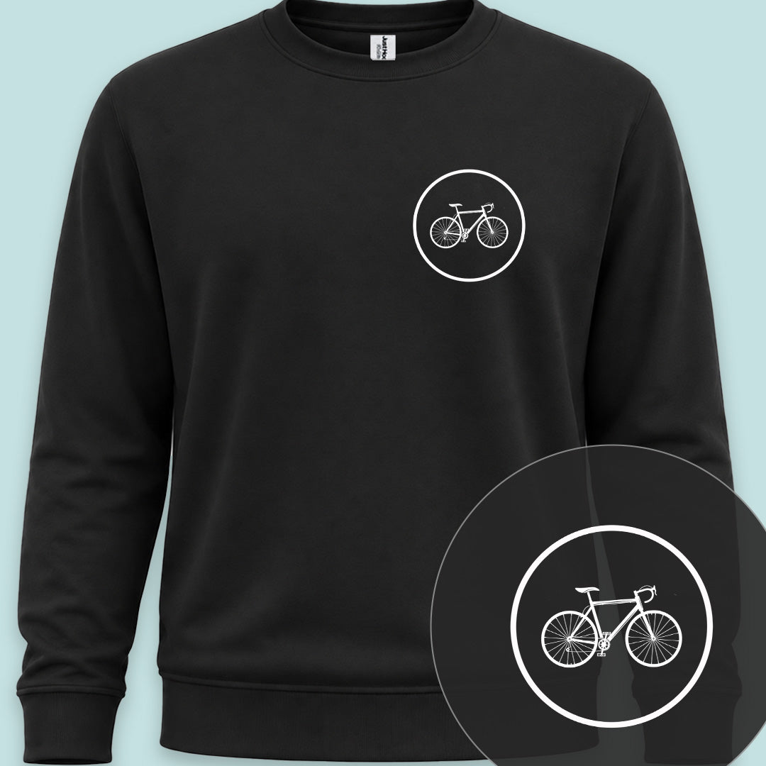 Koersfiets cirkel wit Sweater