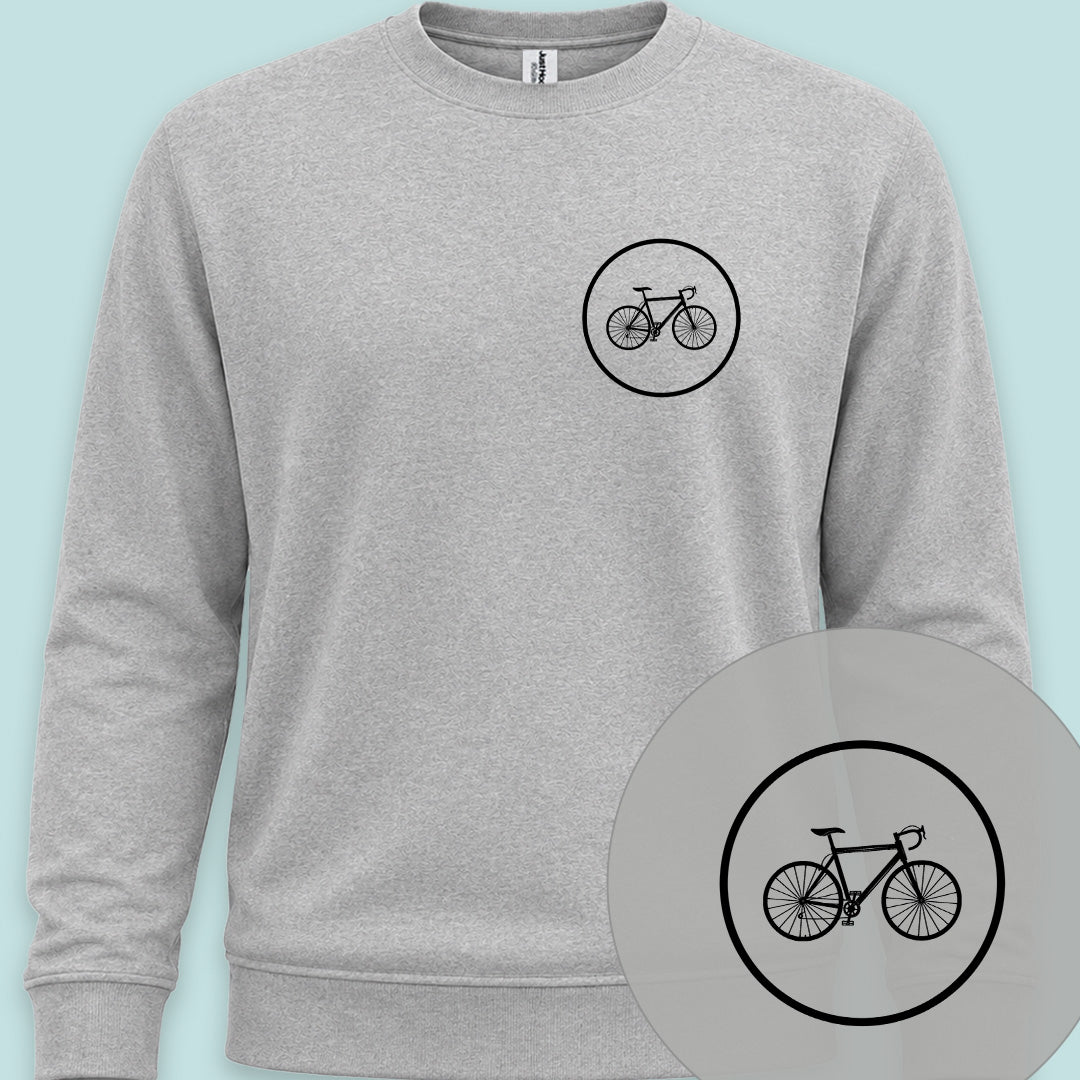 Koersfiets cirkel zwart Sweater