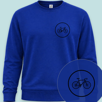 Koersfiets cirkel zwart Sweater