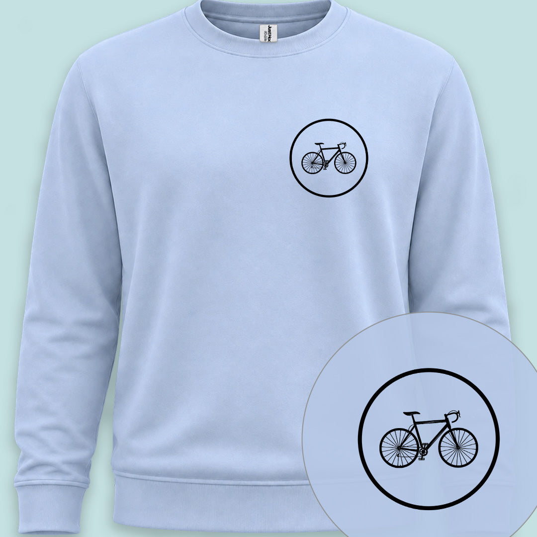 Koersfiets cirkel zwart Sweater