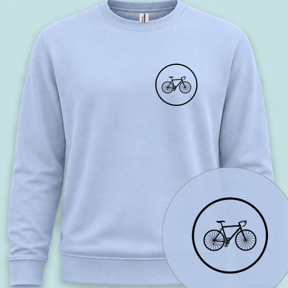 Koersfiets cirkel zwart Sweater
