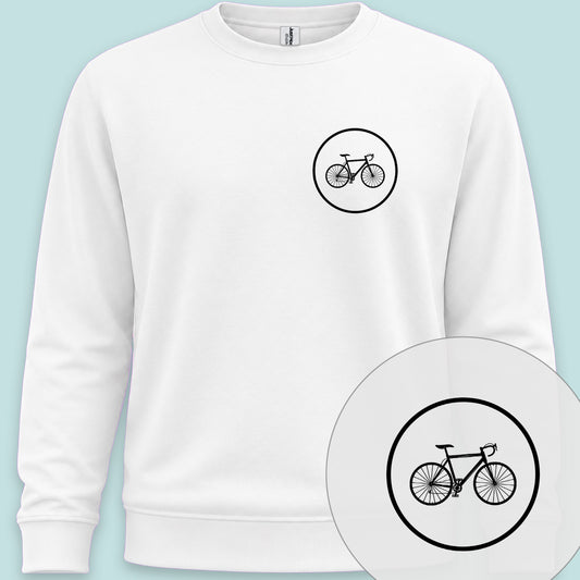 Koersfiets cirkel zwart Sweater