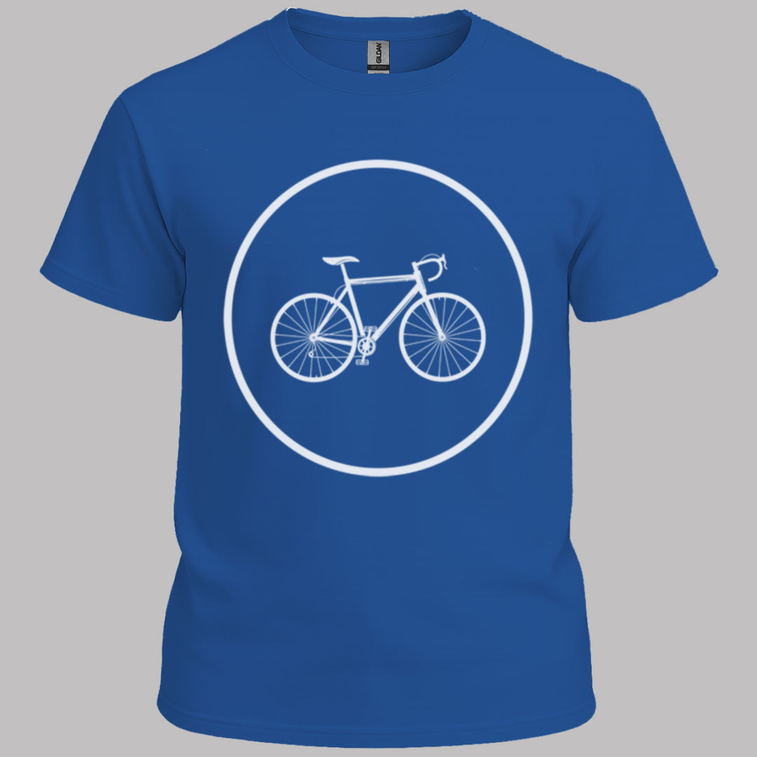 Racefietspad wit T‑Shirt