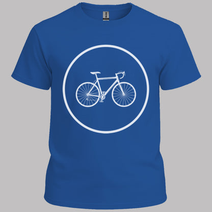 Racefietspad wit T‑Shirt
