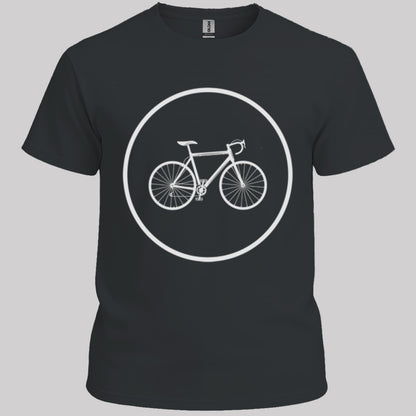Racefietspad wit T‑Shirt