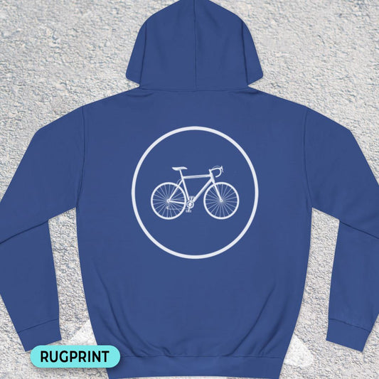 Racefietspad rugprint Hoodie