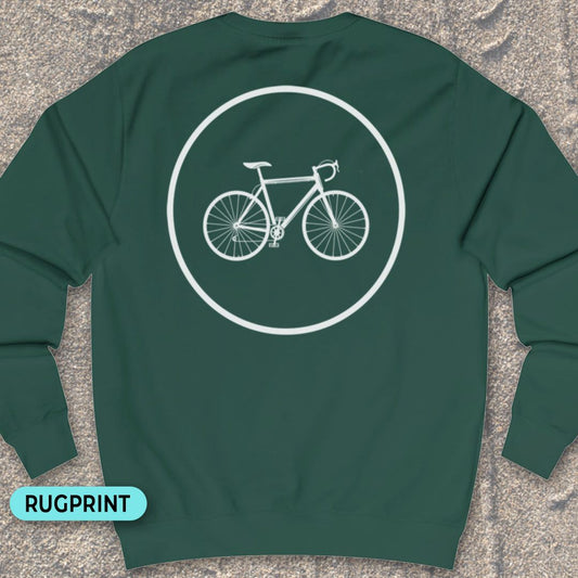 Racefietspad rugprint Sweater