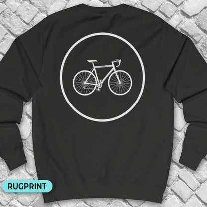 Racefietspad rugprint Sweater