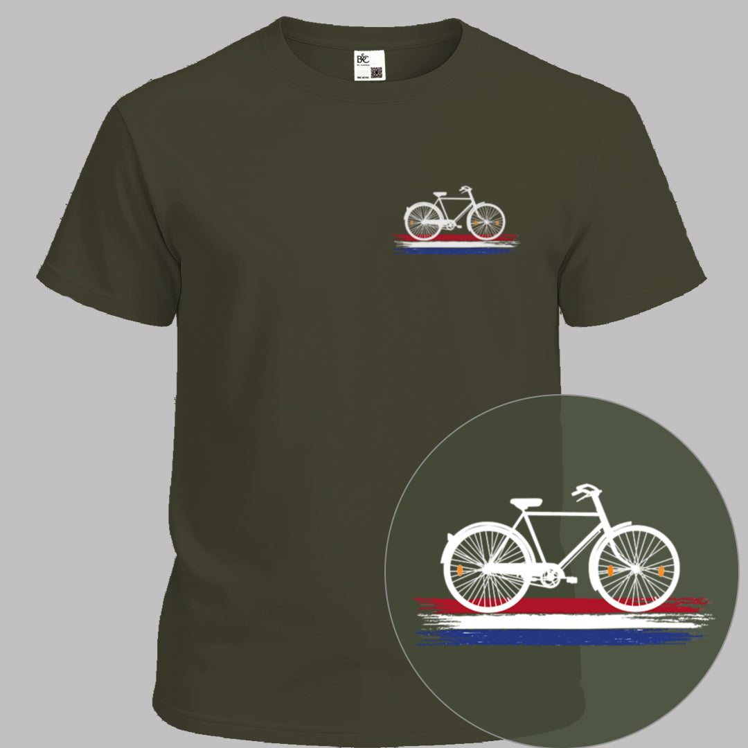 Nederland Fietsland wit T‑Shirt
