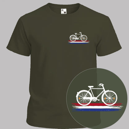 Nederland Fietsland wit T‑Shirt