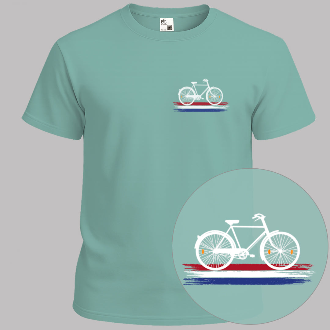 Nederland Fietsland wit T‑Shirt
