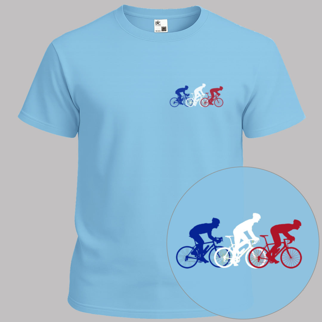 T‑shirt Cycliste tricolore France