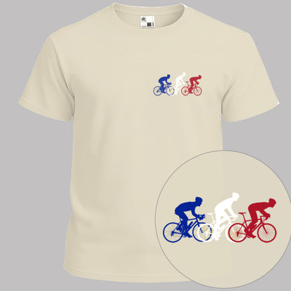 T‑shirt Cycliste tricolore France