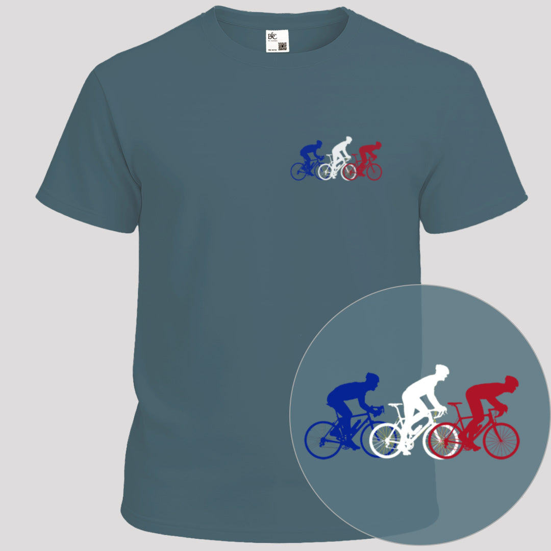 T‑shirt Cycliste tricolore France