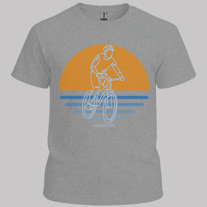 MTB zonsondergang T‑Shirt