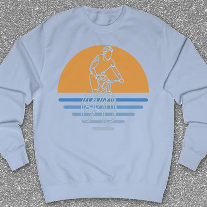 MTB zonsondergang Sweater