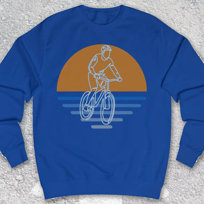 MTB zonsondergang Sweater
