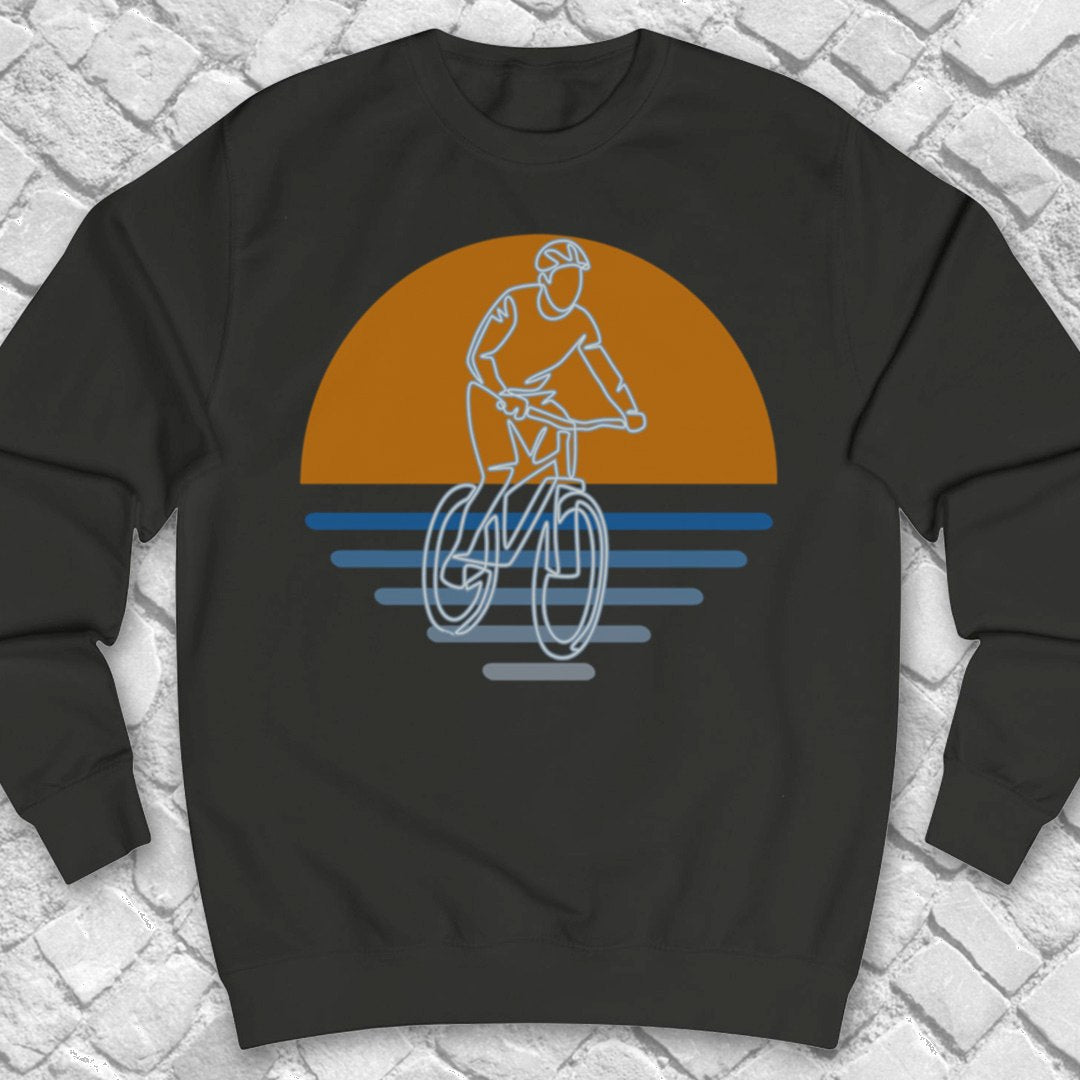 MTB zonsondergang Sweater