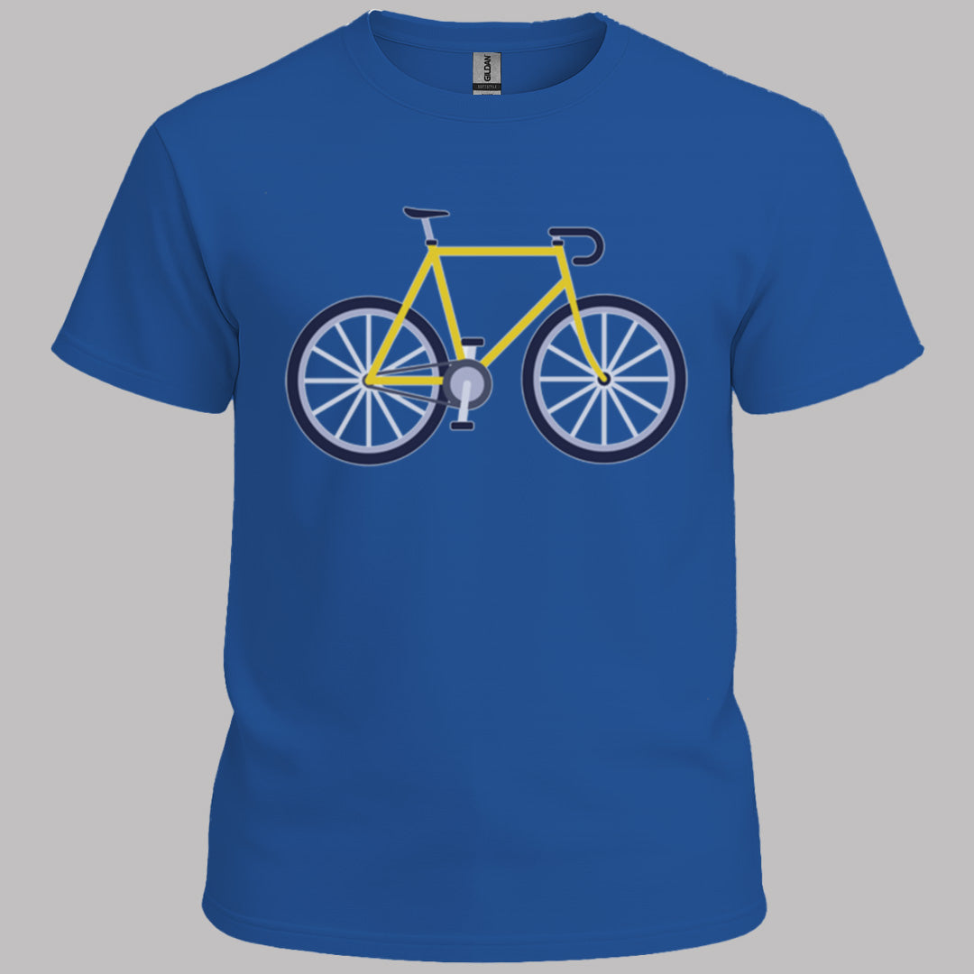 Racefiets geel T‑Shirt