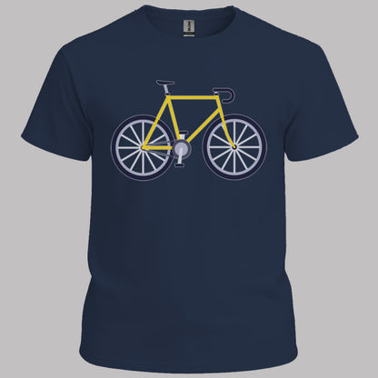 Racefiets geel T‑Shirt