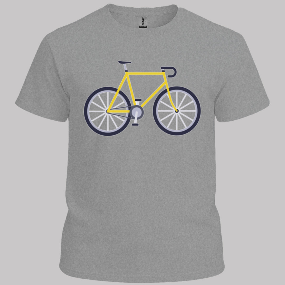 Racefiets geel T‑Shirt