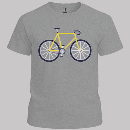 Racefiets geel T‑Shirt