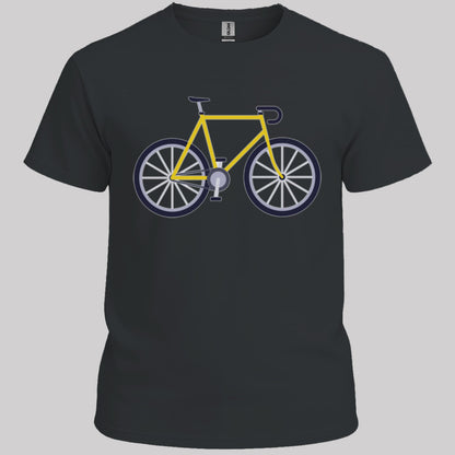 Racefiets geel T‑Shirt