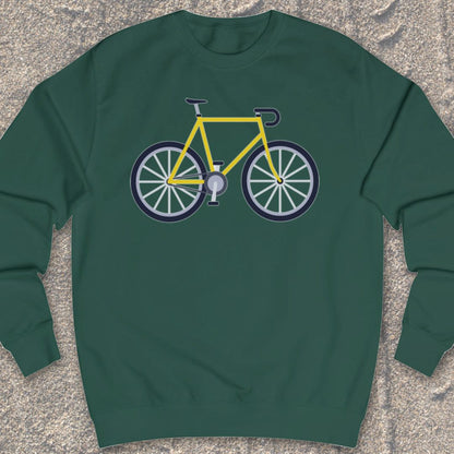 Racefiets Geel Sweater