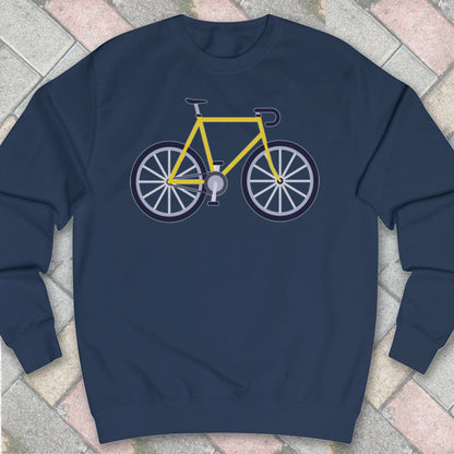 Racefiets Geel Sweater
