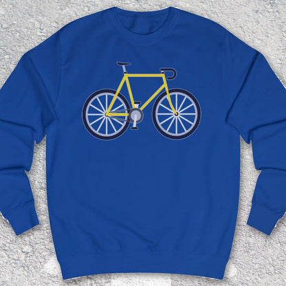 Racefiets Geel Sweater