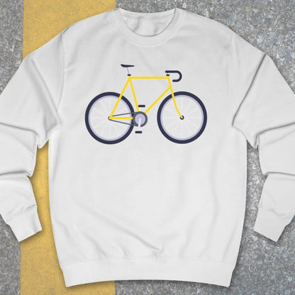 Racefiets Geel Sweater