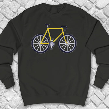 Racefiets Geel Sweater