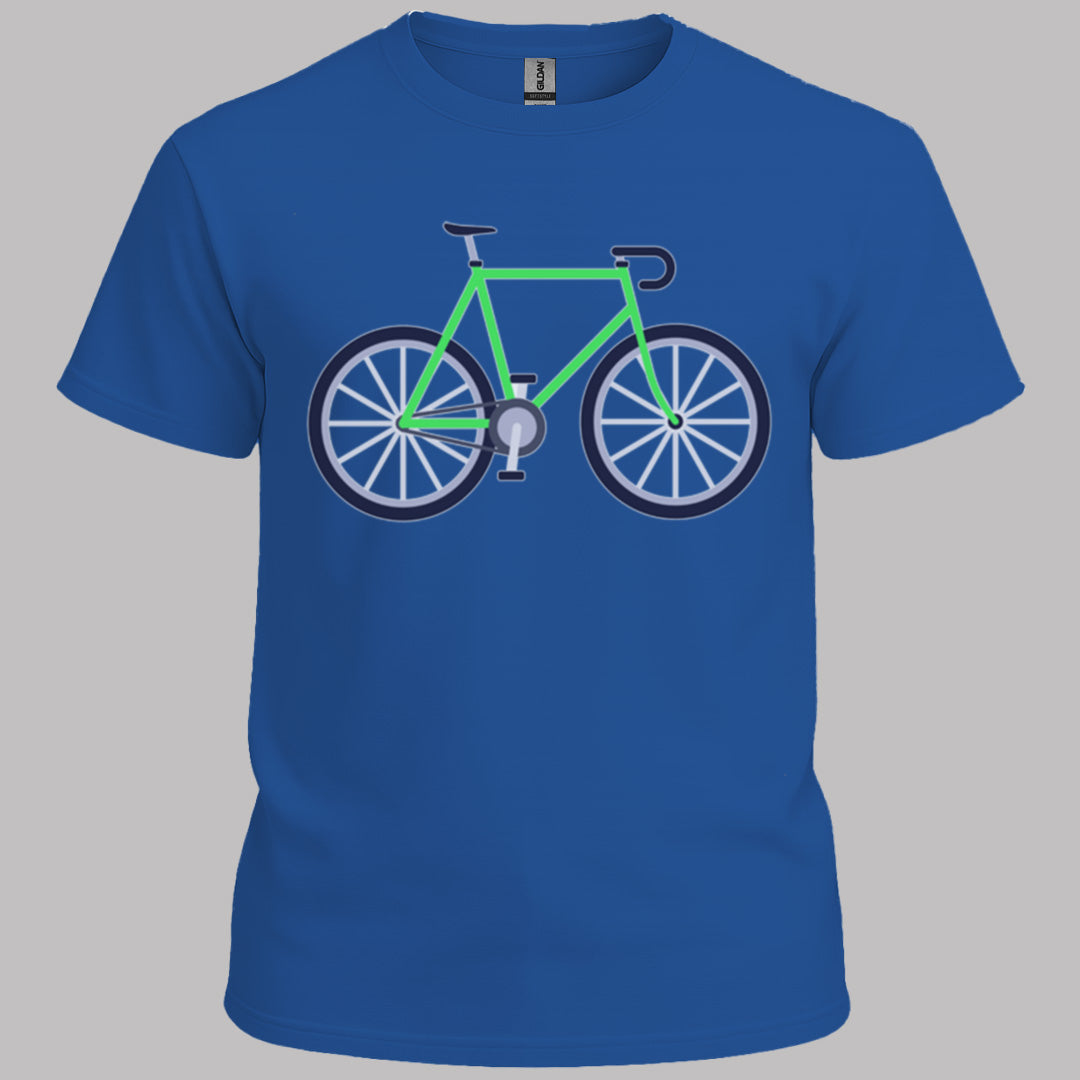 Racefiets groen T‑Shirt