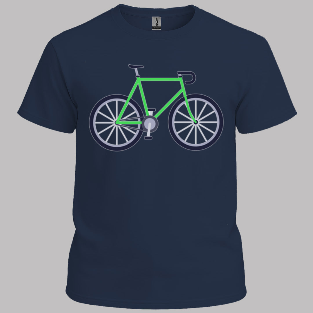 Racefiets groen T‑Shirt