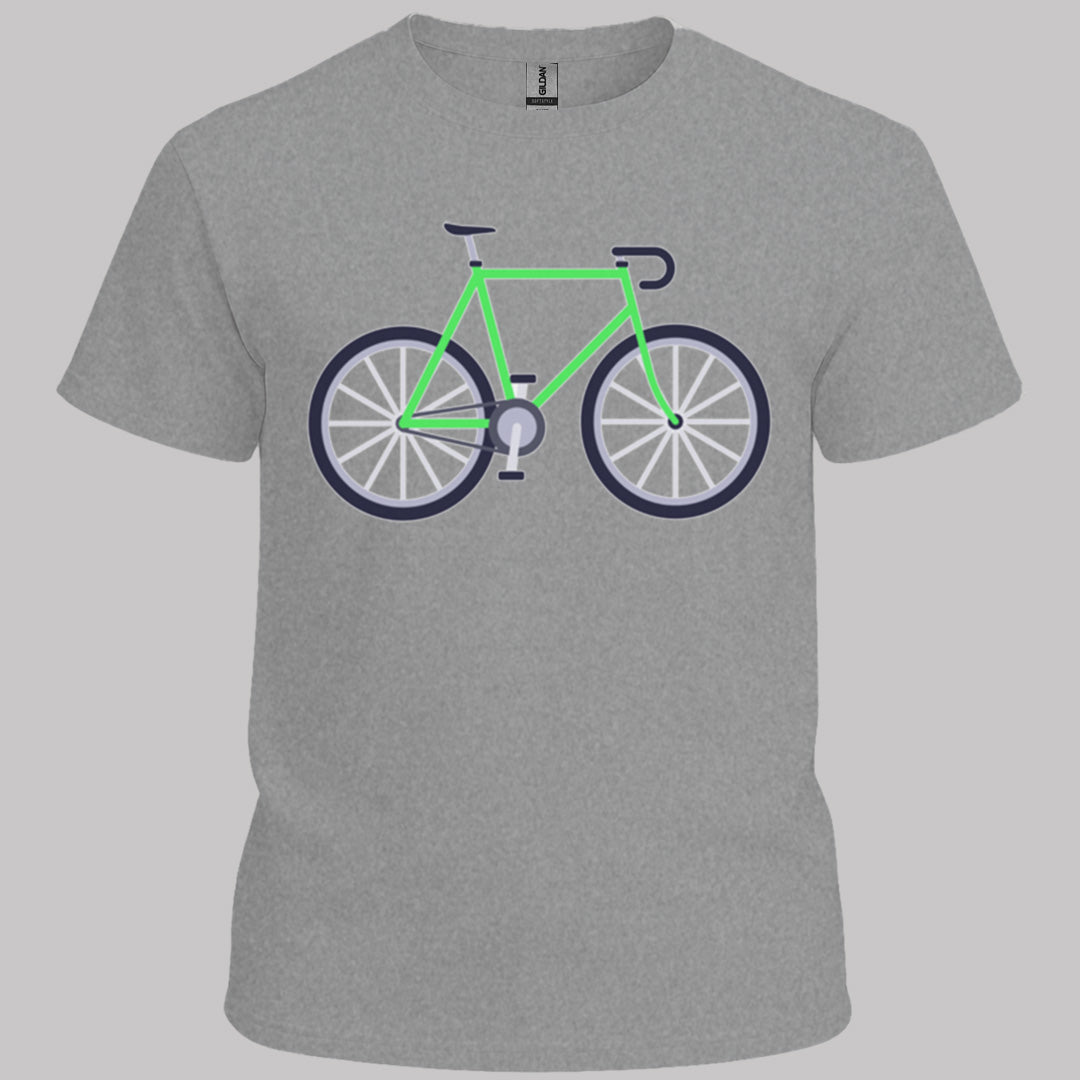 Racefiets groen T‑Shirt