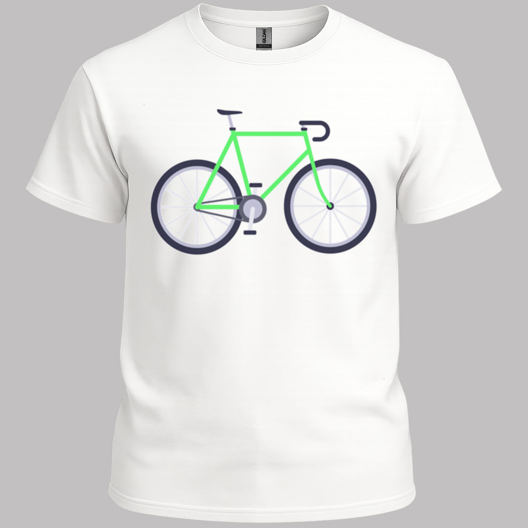 Racefiets groen T‑Shirt