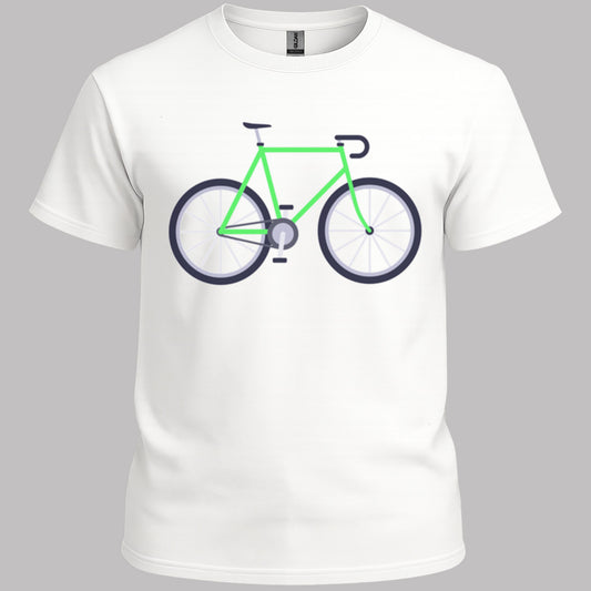 Racefiets groen T‑Shirt