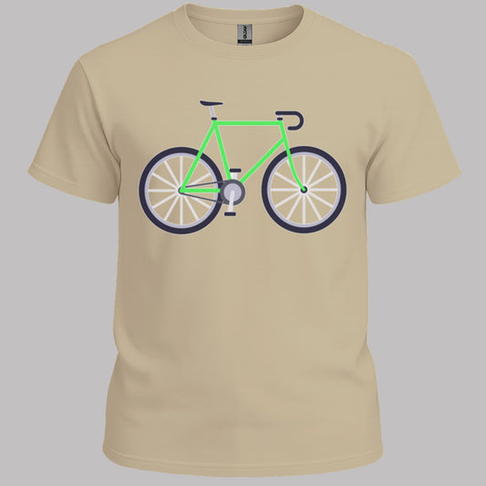 Racefiets groen T‑Shirt