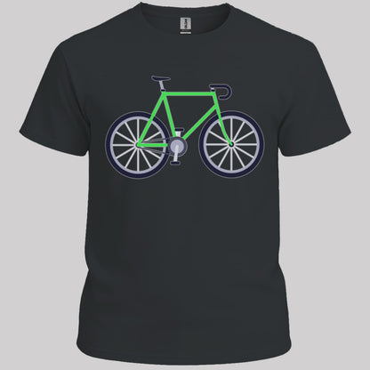 Racefiets groen T‑Shirt