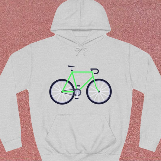 Racefiets groen Hoodie